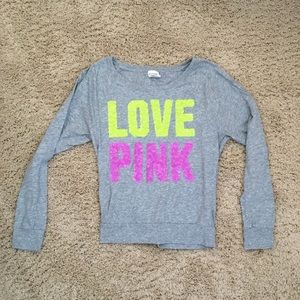 Pink Long-sleeve Shirt by Victoria’s Secret